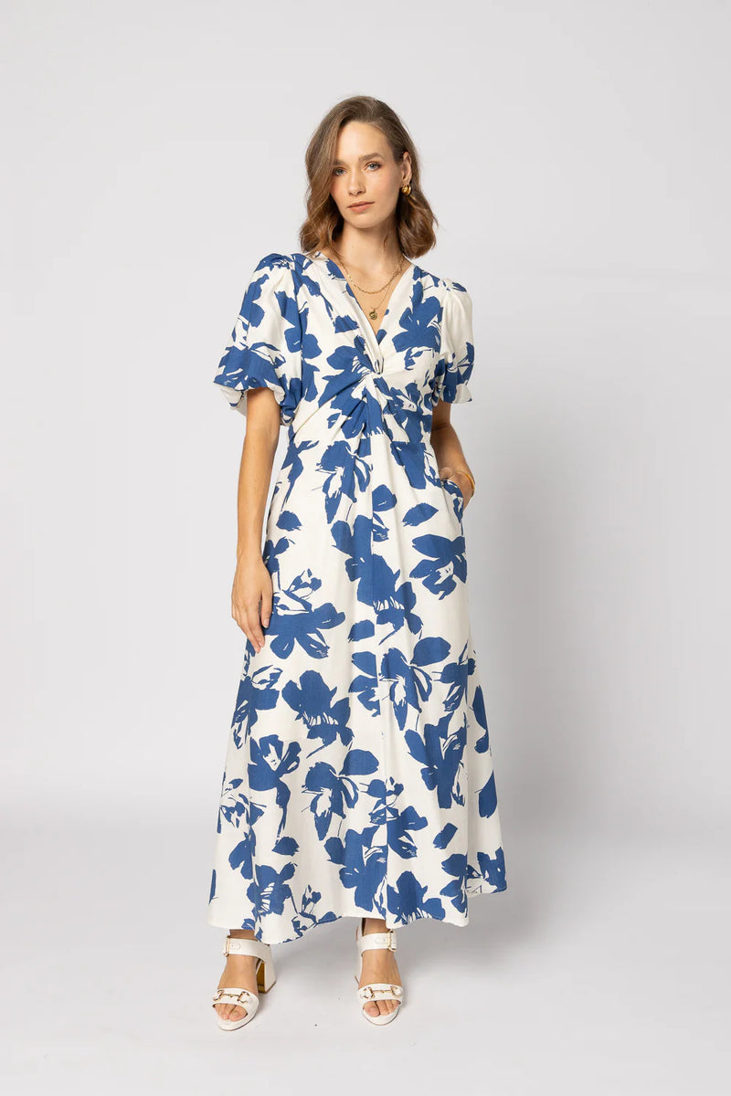 Drama the Label Halo Dress - Blue Flower Stitch Boutique Drama the Label Halo Dress - Blue Flower Stitch Boutique