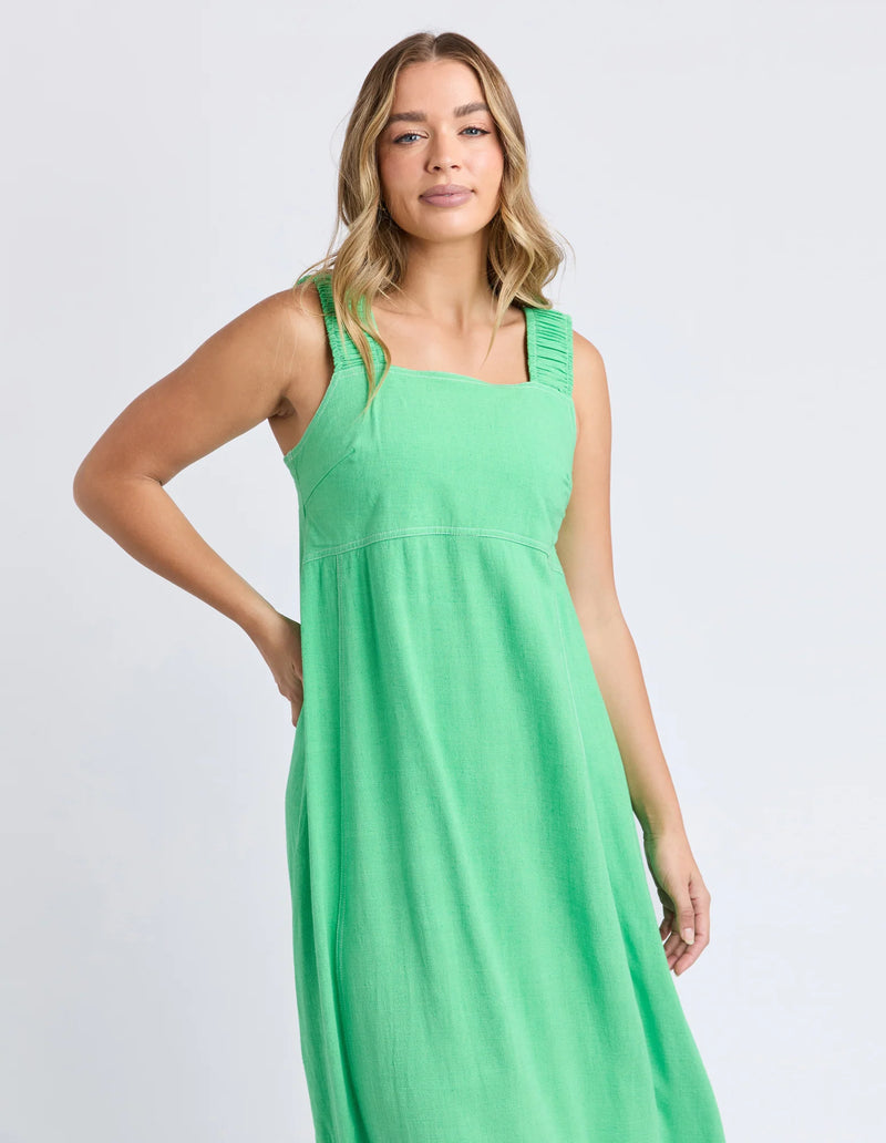 Foxwood Sage Dress - Irish Green  Stitch Boutique