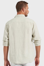 The Academy Brand Hampton Linen Shirt - Sage Green