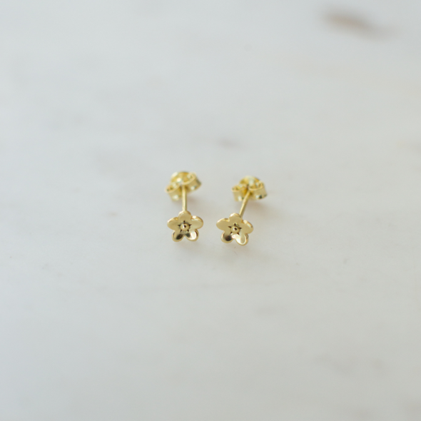 Sophie Daisy Day Studs - Gold