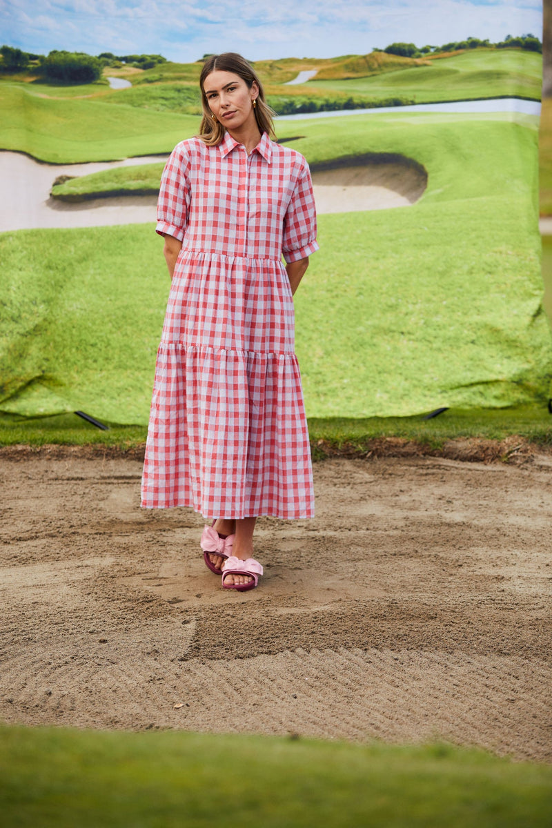Thing Thing Luna Dress - Check Mate