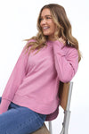Foxwoods Farrah Long Sleeved Top - Rose