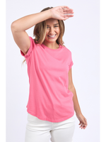 Foxwood Manly Tee - Hot Pink