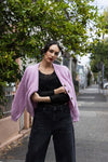 Drama The Label Taffy Cardi - Mauve