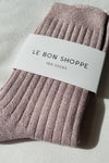 Le Bon Shoppe Her Socks Lurex - Rose Glitter