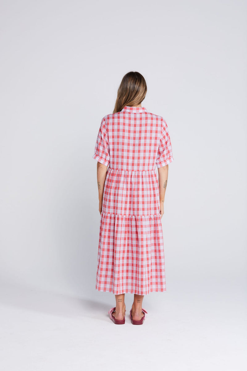 Thing Thing Luna Dress - Check Mate