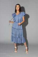 Drama the Label Hatton Dress - Denim Blue