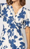 Drama the Label Halo Dress - Blue Flower