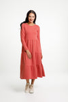 Home-Lee Long Sleeve Kendall Dress (Winter Weight) - Tandoori