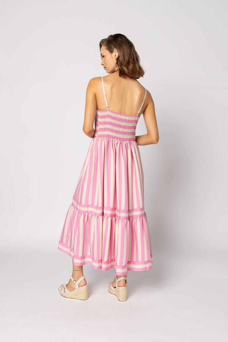 Drama the Label Olivia Dress - Candy Stripe