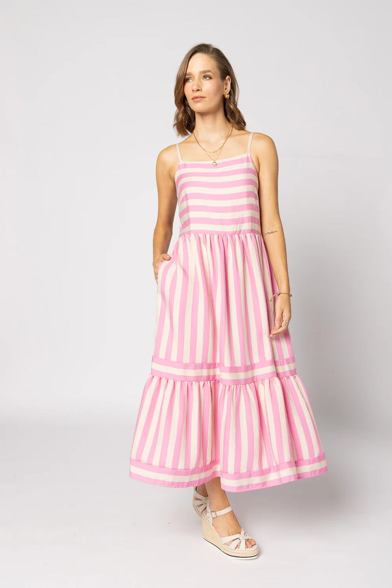 Drama the Label Olivia Dress - Candy Stripe