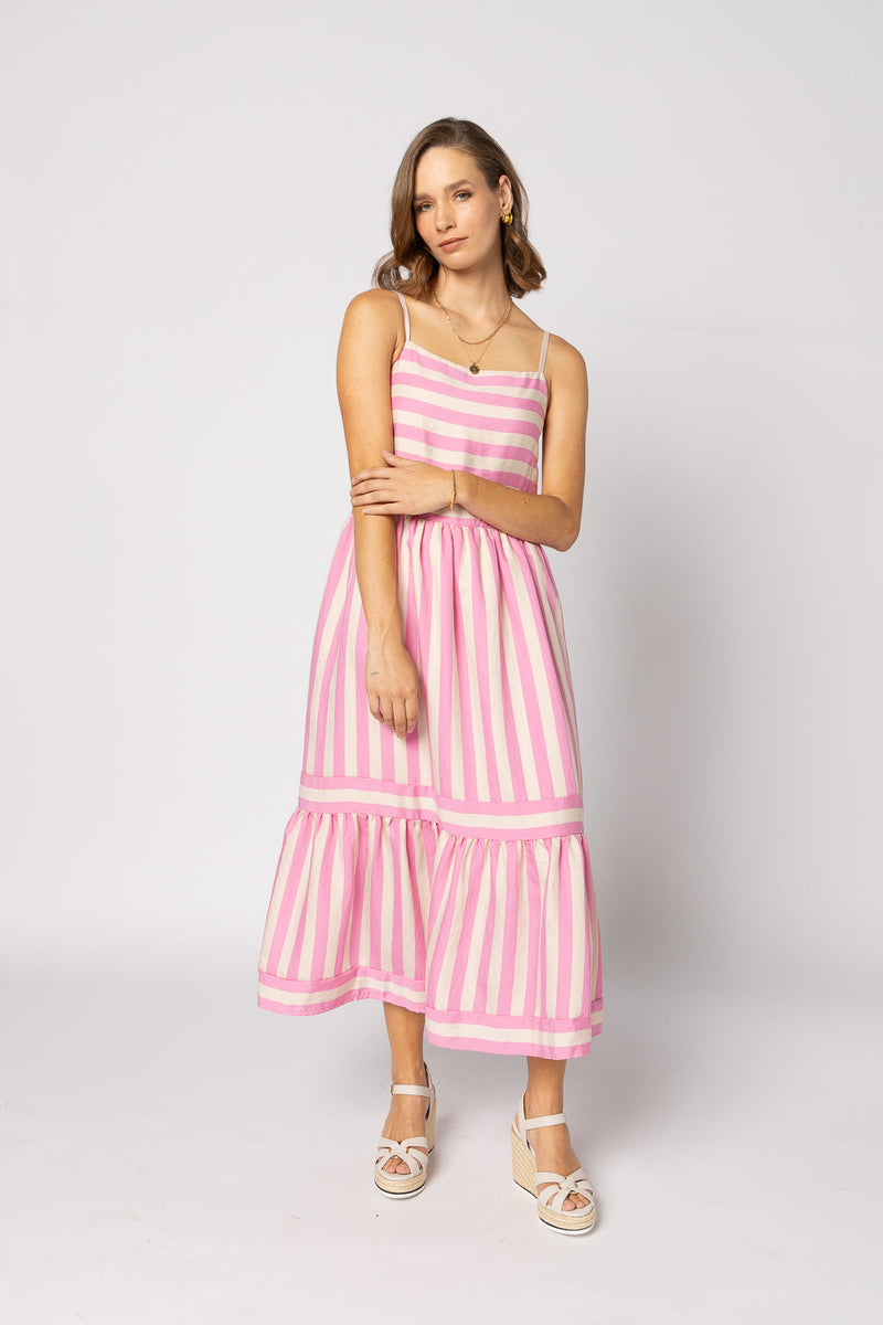 Drama the Label Olivia Dress - Candy Stripe