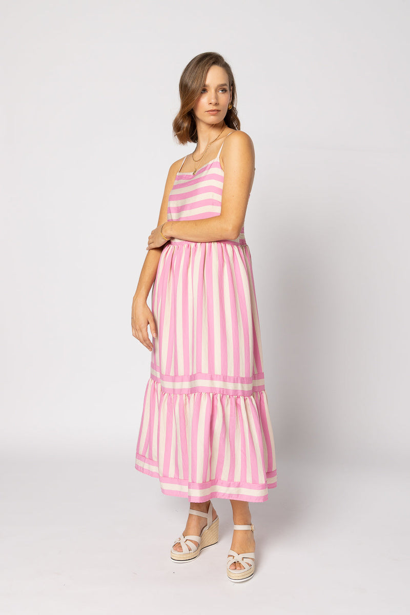 Drama the Label Olivia Dress - Candy Stripe