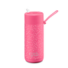 Frank Green Piper Frankster Ceramic Reusable Bottle 16oz (475ml) - Neon Pink