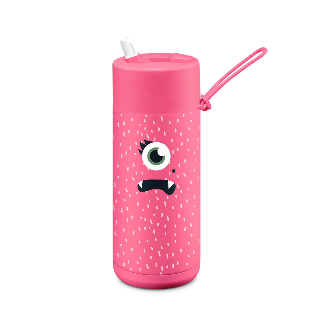 Frank Green Scout Ceramic Reusable Bottle 16oz (475ml) - Neon Pink