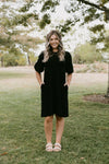 Home Lee Ivy Dress - Black with Black X