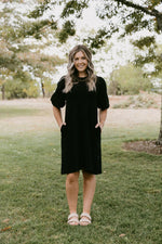 Home Lee Ivy Dress - Black with Black X