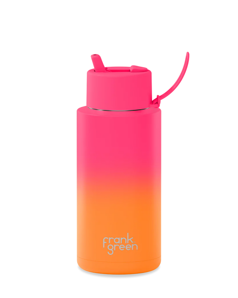 Frank Green 34oz Gradient Ceramic Reusable Bottle - Summer Sunset (1L)