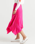 Betty Basics Louis Pleated Skirt - Peony Pink