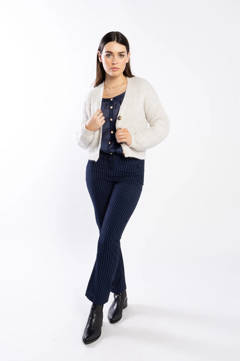 Drama The Label Taffy Cardi - Oatmeal
