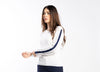 Drama The Label Racer Sweater - Pearl/Ink/Silver