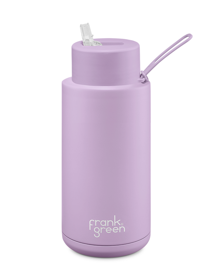 Frank Green 1L Ceramic Reusable Bottle Lilac Haze