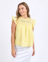 Foxwood Adeline Top - Lemon