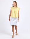 Foxwood Adeline Top - Lemon