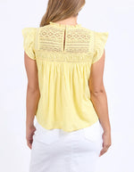 Foxwood Adeline Top - Lemon