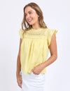 Foxwood Adeline Top - Lemon