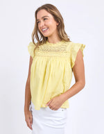 Foxwood Adeline Top - Lemon