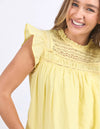 Foxwood Adeline Top - Lemon