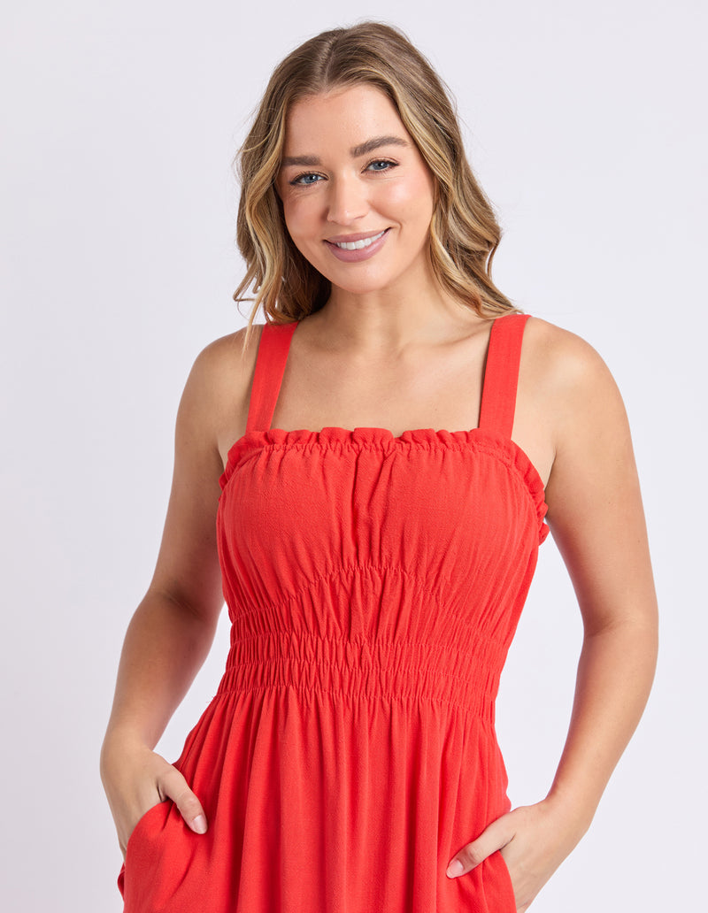 Foxwood Dandelion Dress - Tangelo