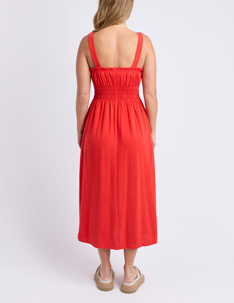 Foxwood Dandelion Dress - Tangelo