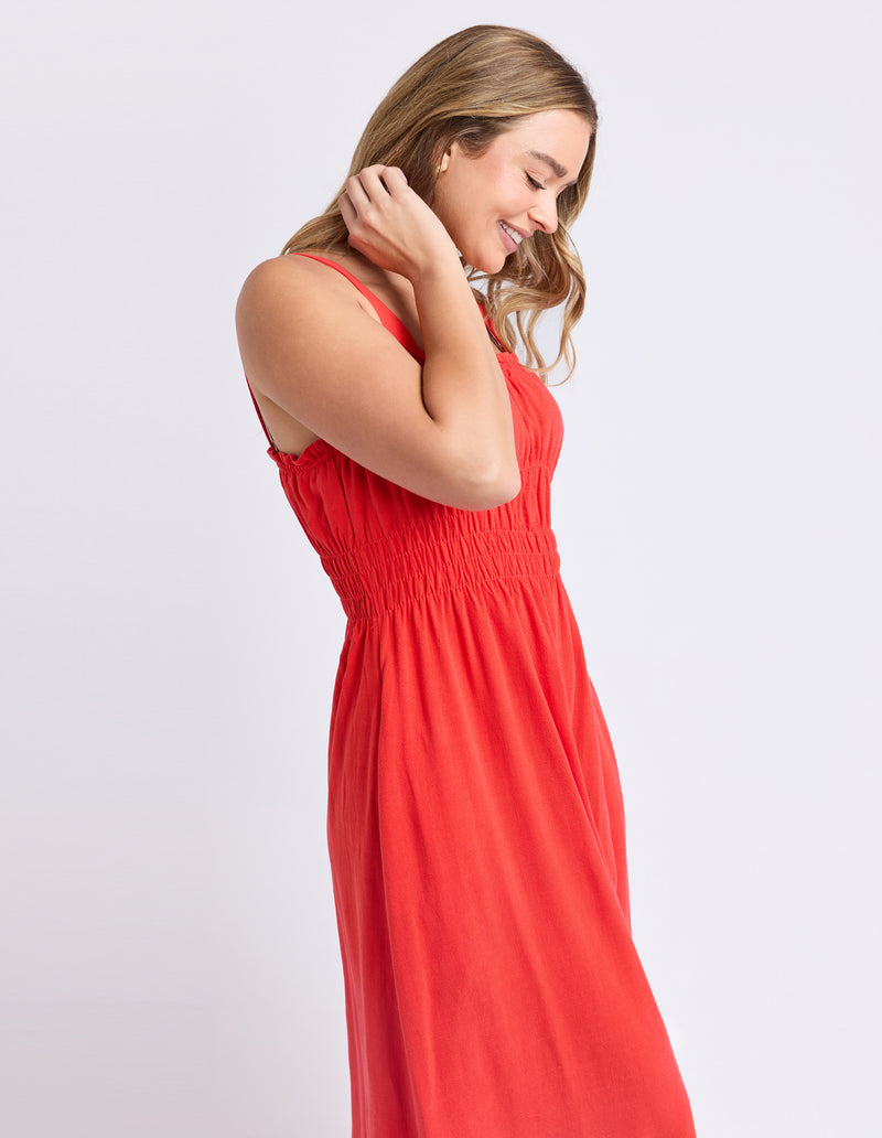 Foxwood Dandelion Dress - Tangelo