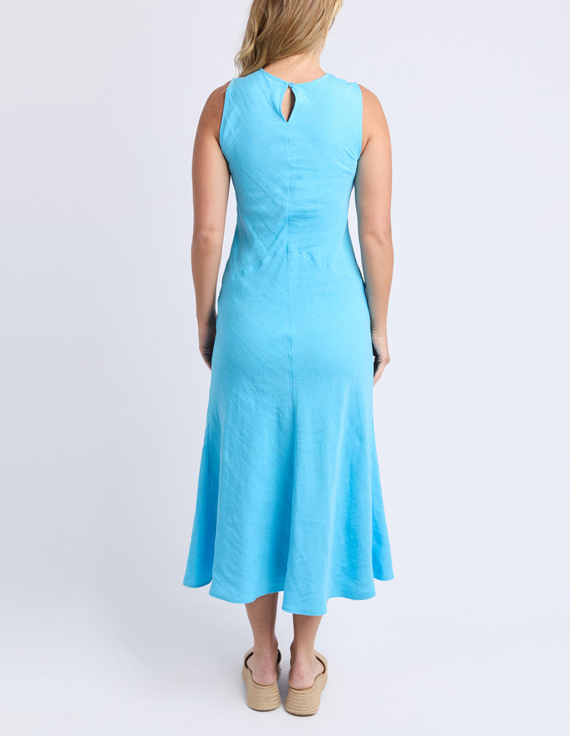 Foxwood Azure Dress - Aqua Blue