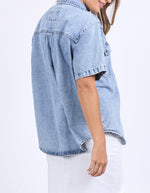 Foxwood Daisy SS Shirt - Light Blue