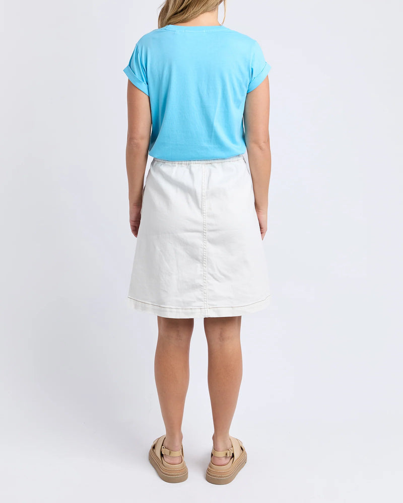 Foxwood Manly Tee - Aqua