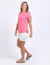 Foxwood Manly Tee - Hot Pink
