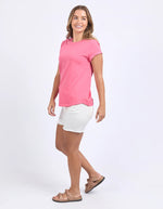 Foxwood Manly Tee - Hot Pink