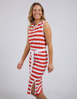 Foxwood Bondi Dress Stripe - Spicy Orange/White