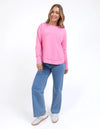 Foxwood Simplified Metallic Crew - Bubblegum