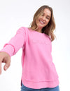 Foxwood Simplified Metallic Crew - Bubblegum