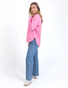 Foxwood Simplified Metallic Crew - Bubblegum