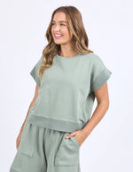 Foxwood Hustler Tee - Iceberg Green