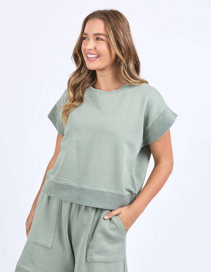 Foxwood Hustler Tee - Iceberg Green