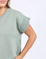 Foxwood Hustler Tee - Iceberg Green