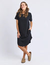 Foxwood Bay Tape Dress - Black