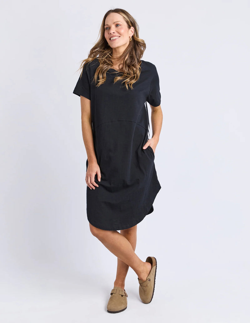 Foxwood Bay Tape Dress - Black