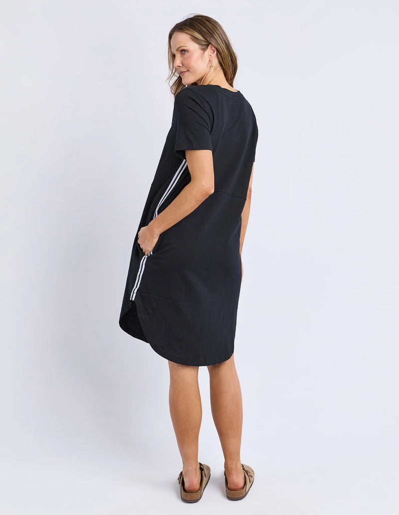 Foxwood Bay Tape Dress - Black